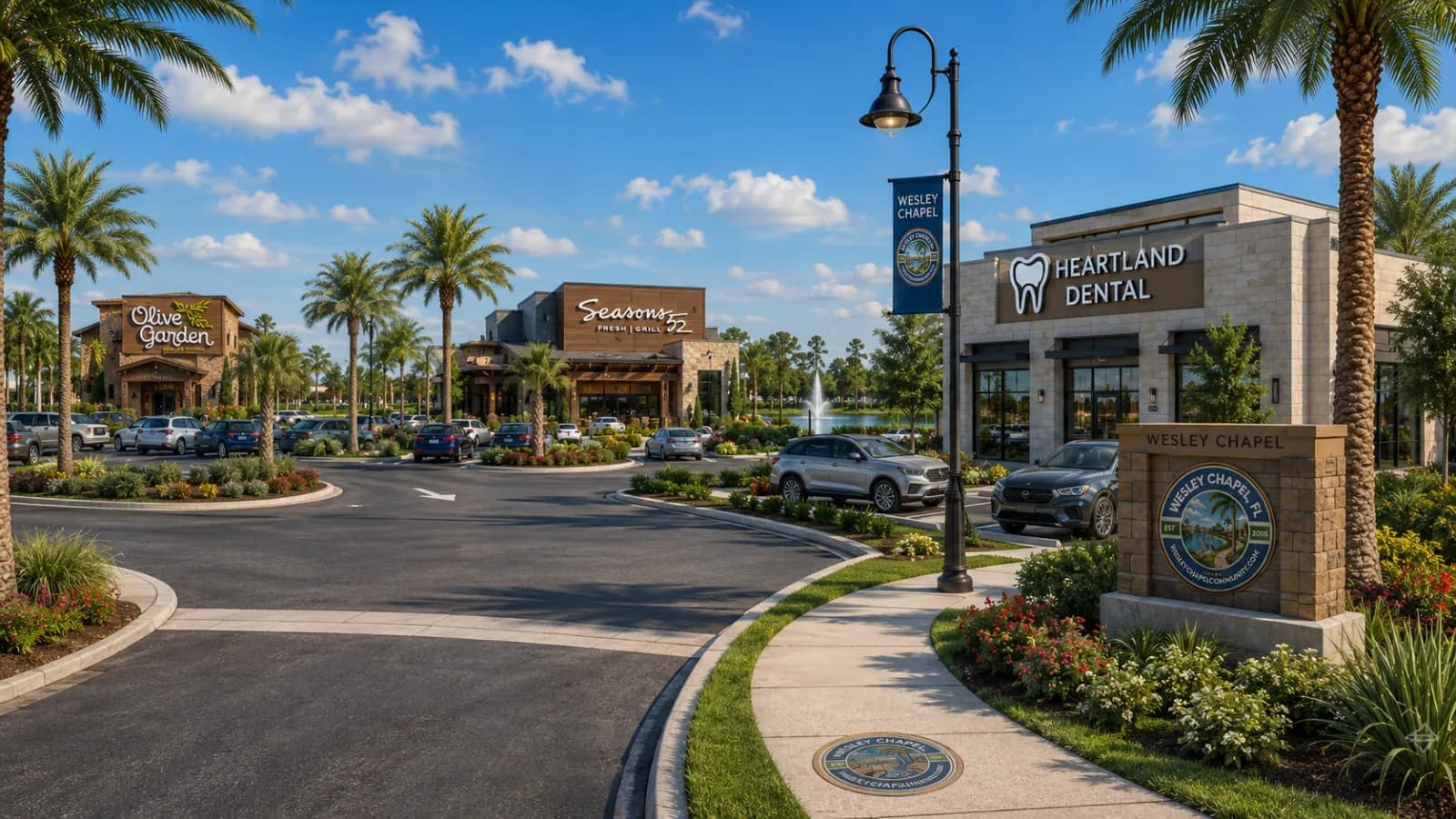 Olive Garden, Seasons 52 and Heartland Dental Coming to New Plaza Near I-75 in Wesley Chapel