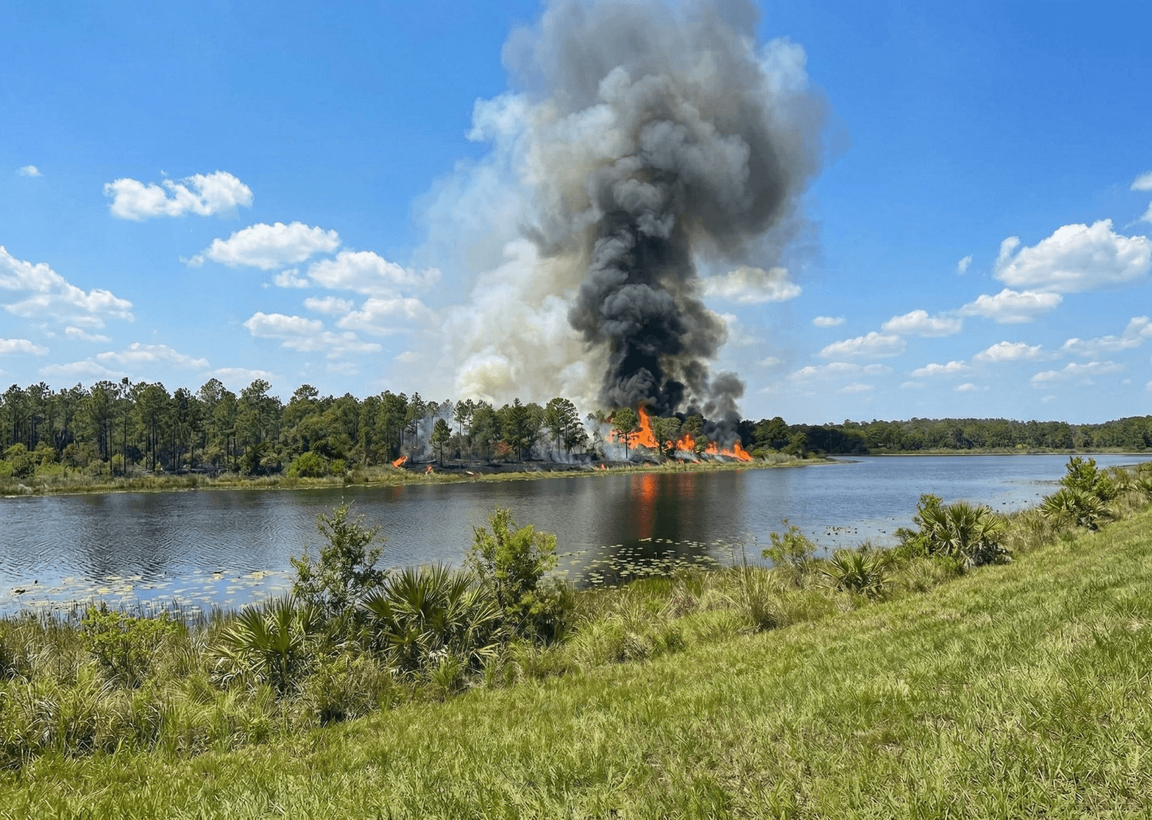 Brush Fire Near Mirada Brings Large Response in San Antonio